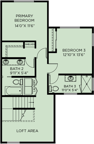 Floorplan B Upper